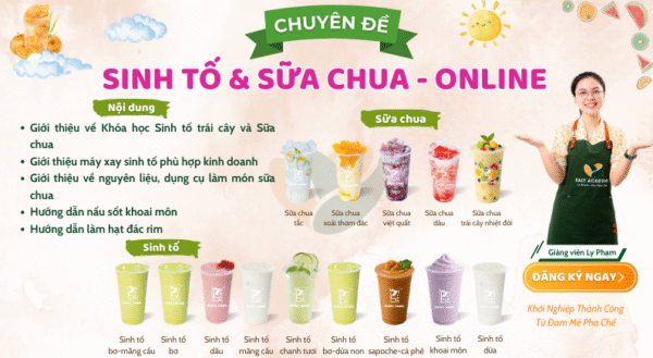 Khóa Học Sinh tố - Sữa Chua [Update 2026]