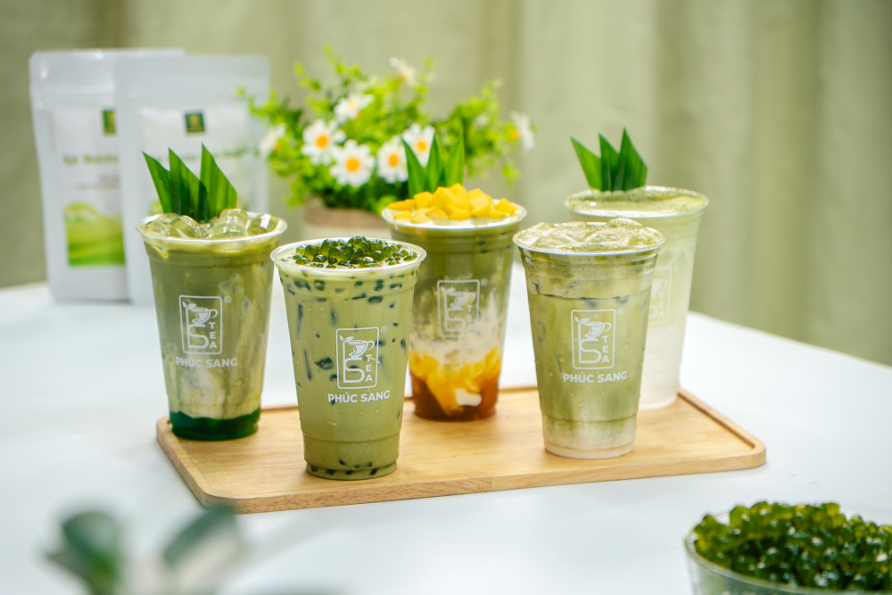 Thành phẩm các món matcha bạn sẽ tự pha được trong Phần 4